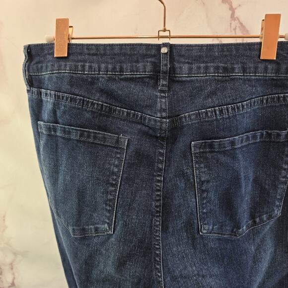 Rebecca Minkoff Jeans Womens 10 Gem Crystal Jewel Bedazzled Dark Wash High Rise - Picture 6 of 12